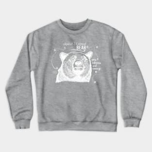 Spirit animal - bear white Crewneck Sweatshirt